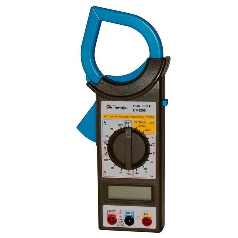 Alicate Amperimetro Digital ET-3200 - Minipa