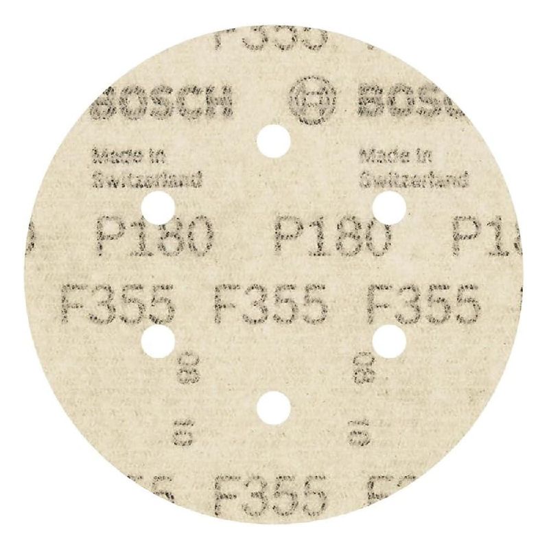 Disco de Lixa 150mm GR.180 F355 Com 5 Unidades (2608605127) - Bosch
