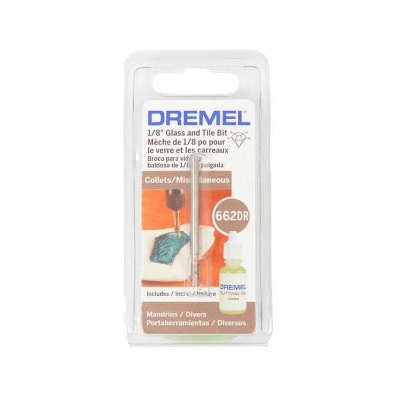 Serra Copo Diamantada p/ Vidro 662DR 1/8 Pol. - Dremel