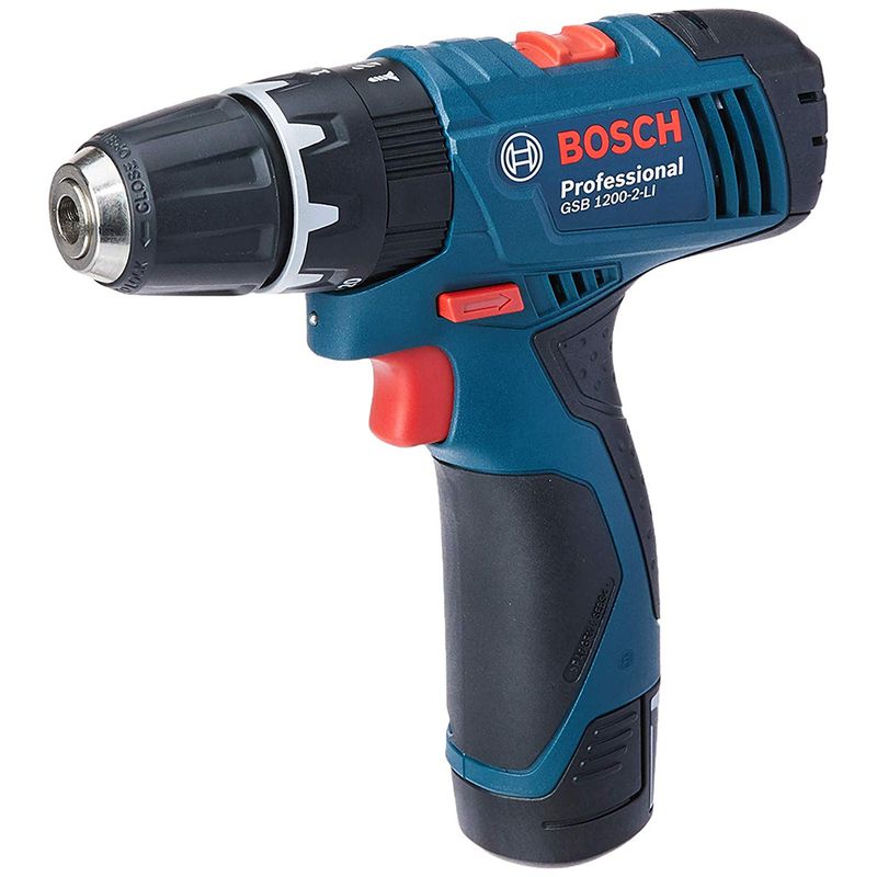 Furadeira Impacto/Parafusadeira Bateria + 23 Acess. GSB 1200-2-Li - Bosch 220V