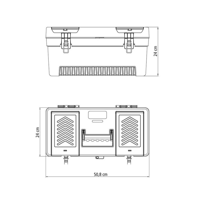 Caixa Plástica Para Ferramentas 20'' com Bandeja - Tramontina