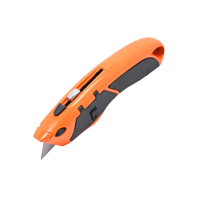 Estilete Trapezoidal Retrátril Com Troca Automática ETR006L - Lufkin