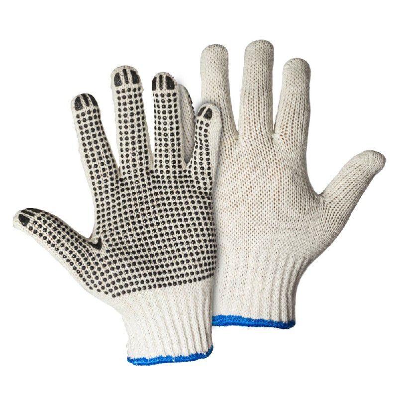 Luva Tricotada Algodão Pigmentada 2 Fios Tamanho único PPM 02 PROTEPLUS