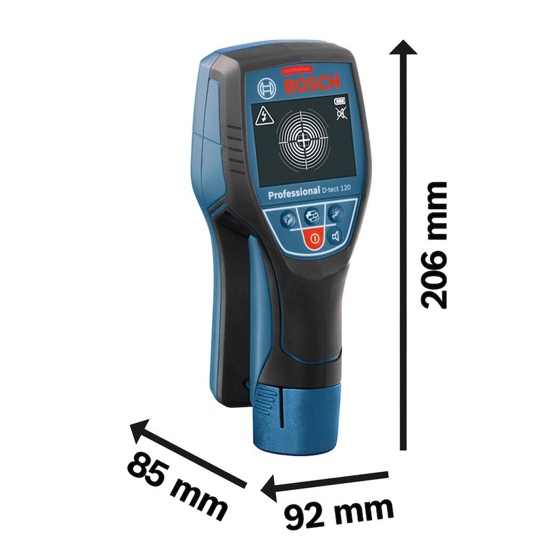 Detector e scanner de parede Bosch D-TECT 120