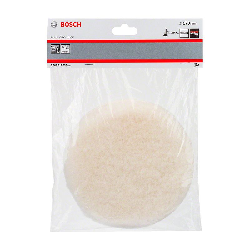 Boné de Pele Para Polimento Autoaderente 170mm (2608612026) - Bosch