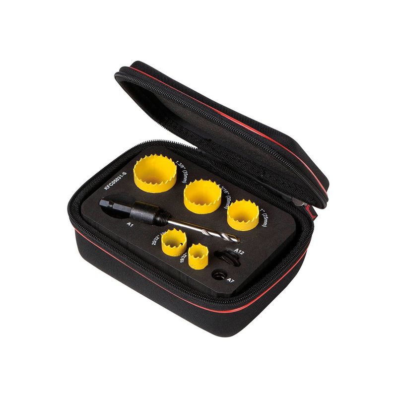 Jogo de Serra Copo Bimetal 16 a 51mm (KFC06041-S) - Starrett