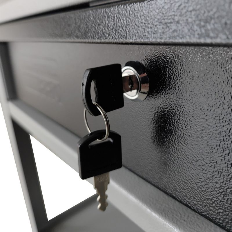 Carrinho Para Ferramentas Aberto Com 1 Gaveta Cinza (44951/006) - Tramontina Pro