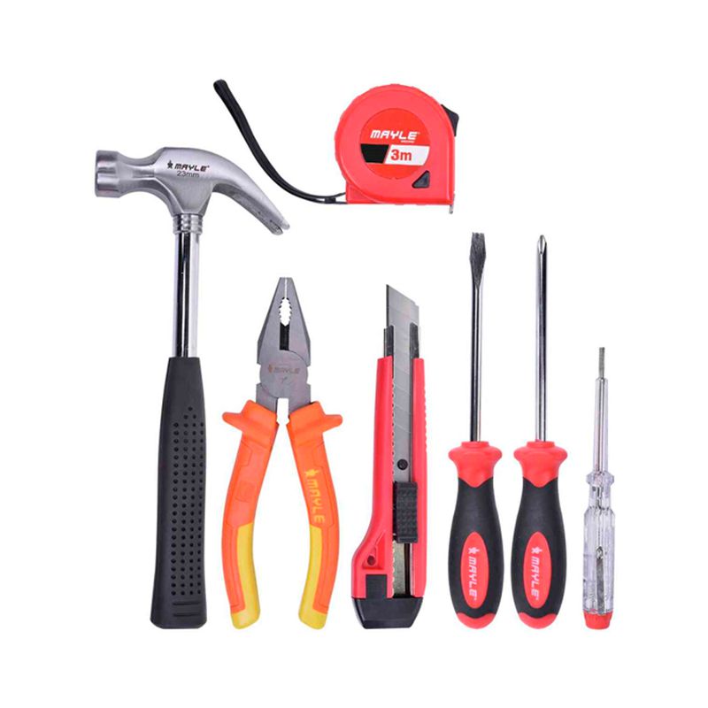 Jogo De Ferramentas Mayle Com 7 Peças 110007 -Mayle