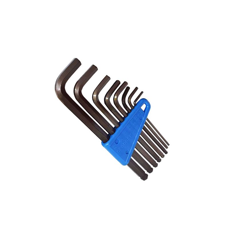 Jogo de Chaves Allen Abauladas Longas 3/32'' a 3/8'' 8 Peças 012958 - Gedore 
