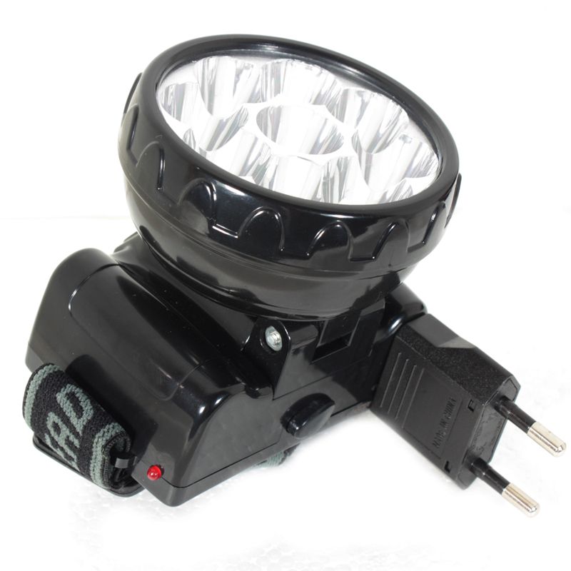 Lanterna de Cabeça Recarregável 9 LED's (351,0003) - Noll LED