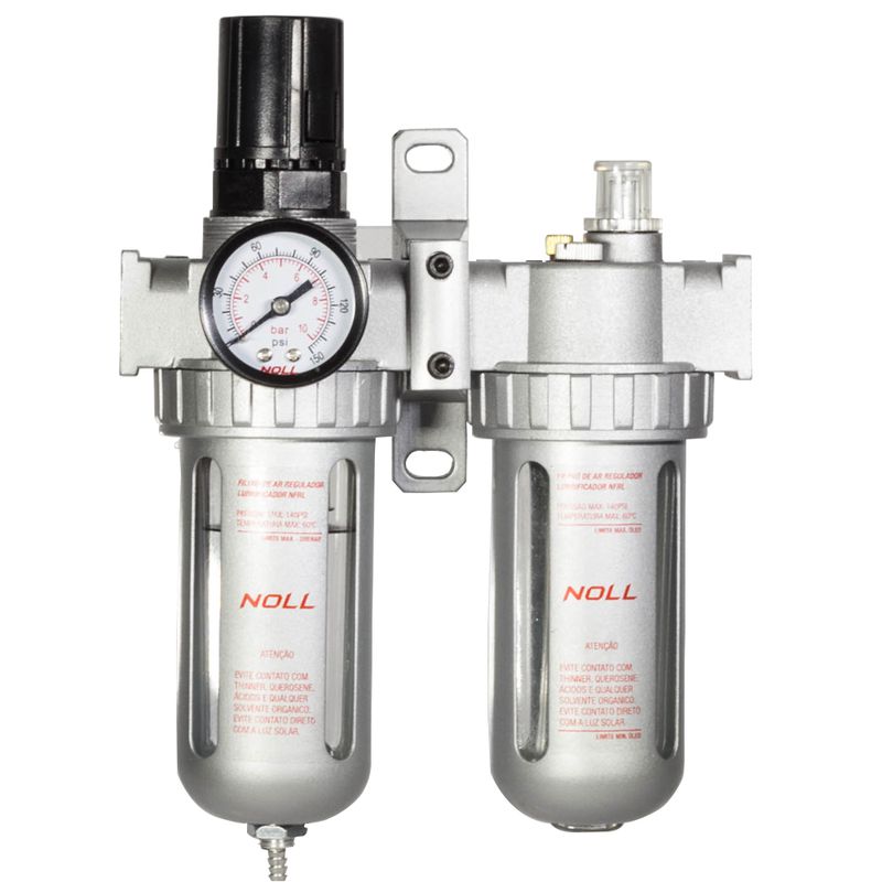 Filtro Regulador e Lubrificador de Ar 3/8pol 322,0005 NOLL