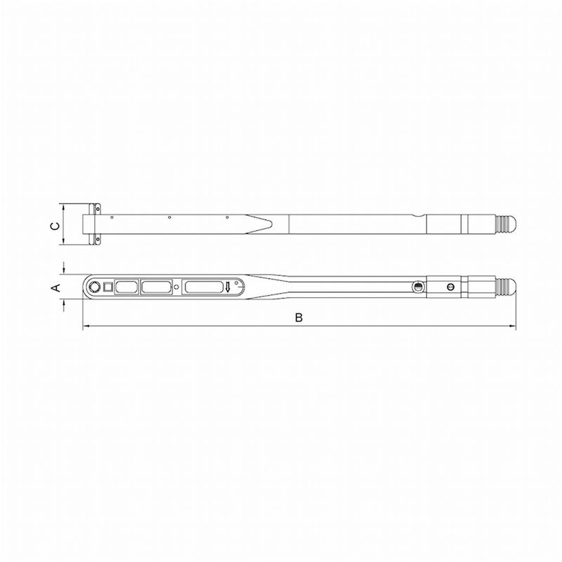 Torquímetro de Estalo 1/2'' - 20 a 100Nm (44506/301) - Tramontina Pro