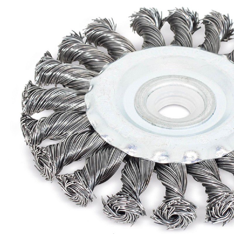 Escova de Aço Trançado Circular 6 pol x 1/2pol 319,0020 ROCAST
