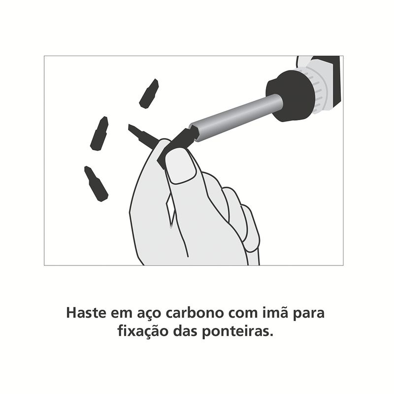 Chave de Fenda Com Ponteira Para Uso Doméstico 7 Peças (43411/001) - Tramontina