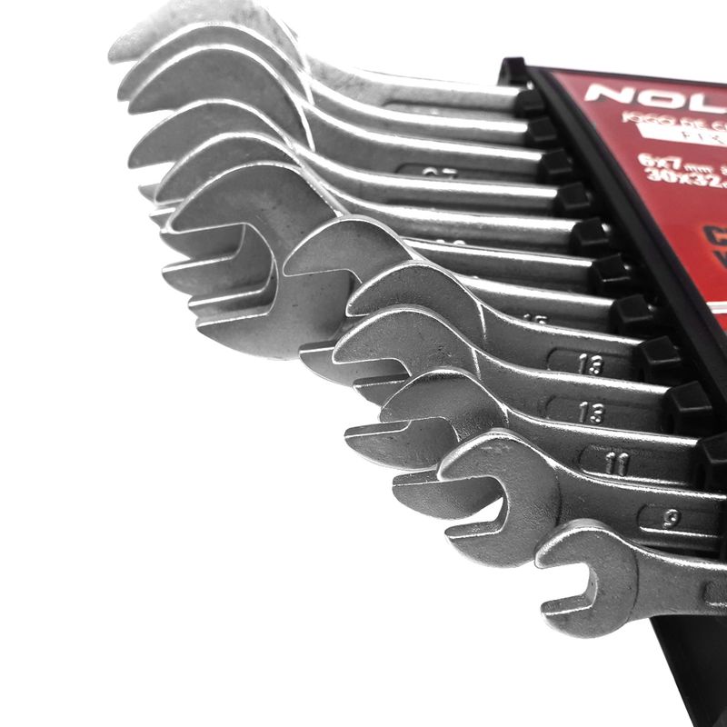 Jogo de Chaves Fixas 12 Peças 6 - 32mm (407,0002) - Noll