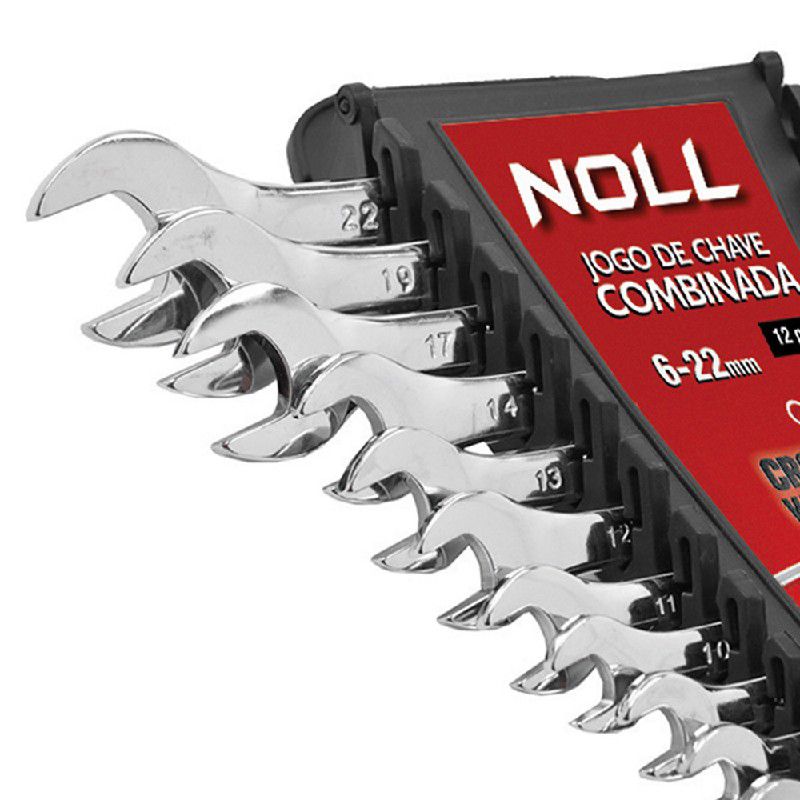 Jogo de Chaves Combinadas 6 - 22mm 12 Peças (408,0001) - Noll