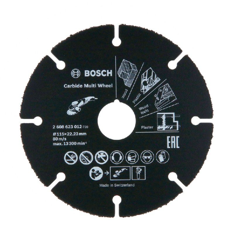 Disco de Corte Bosch Multimaterial para Esmerilhadeira 115mm
