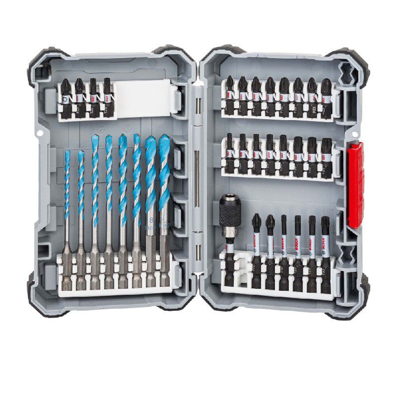 Kit Pontas/Brocas Bosch MultiConstruction Impact Control 35 Peças