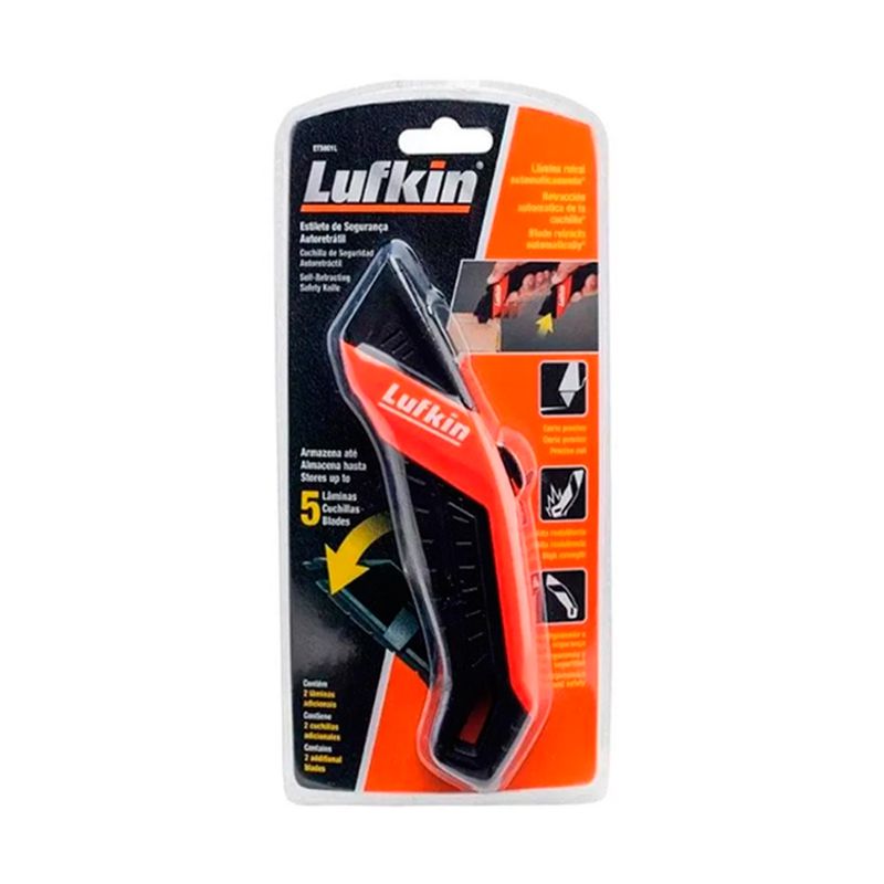 Estilete Trapezoidal Retrátil ETS001L - Lufkin