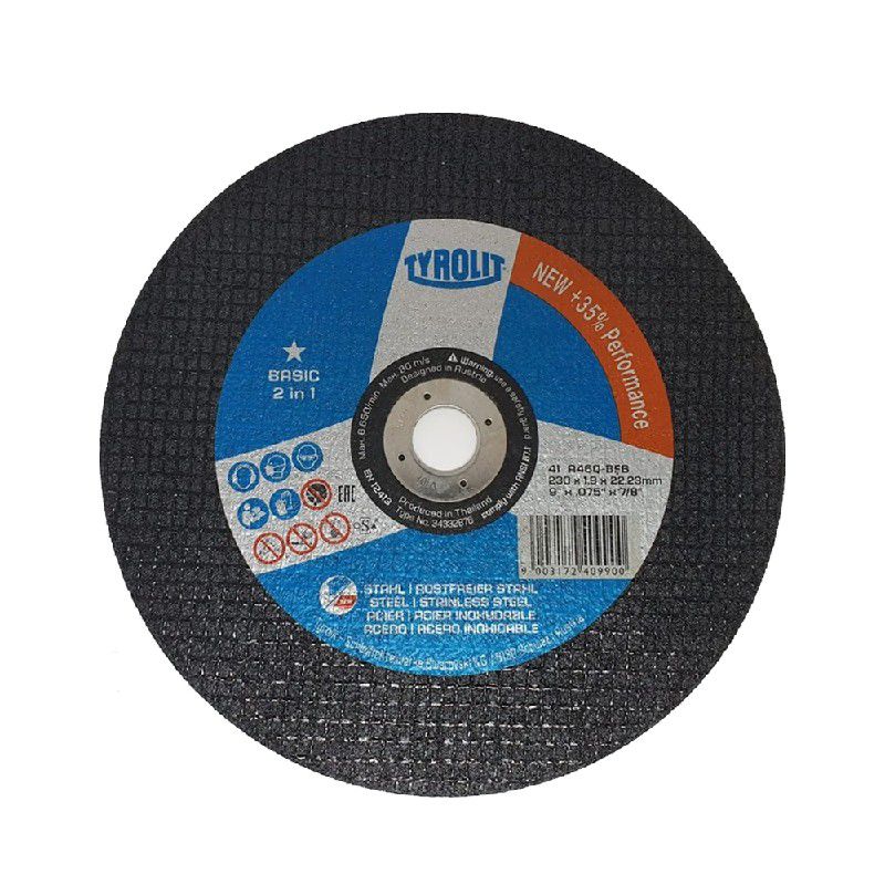 Disco de Corte Deep Cut 9" x 1.9 x 7/8" Basic 2IN1 - 34332876 - TYROLIT
