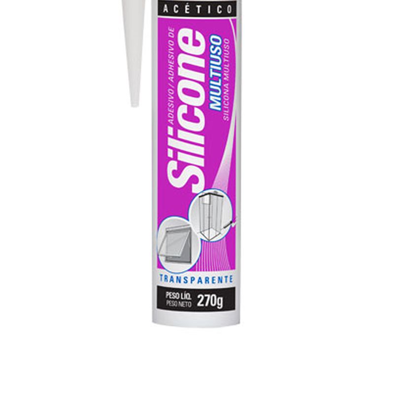 Silicone Acético Multiuso Incolor 270g - TEKBOND