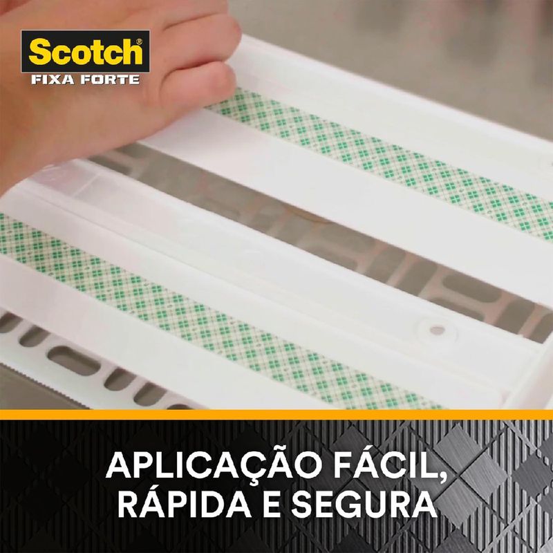 Fita Dupla Face Scotch Fixa Forte Cozinha 24mm x 1,5m (HB004750160) - 3M