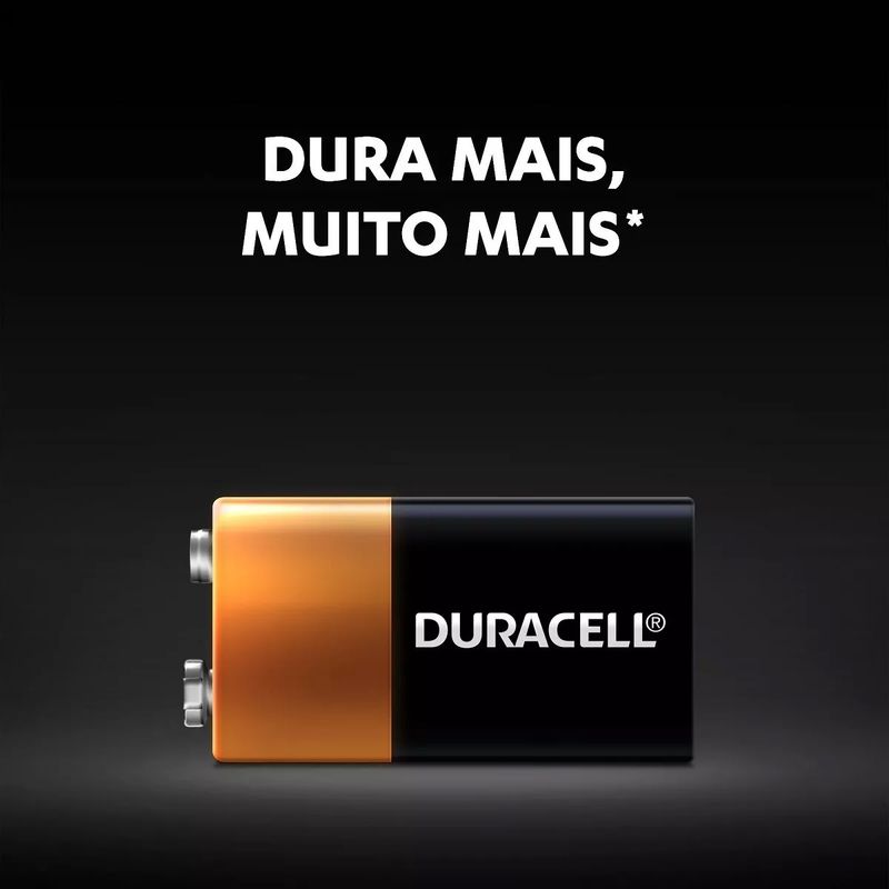 Bateria Alcalina 9V Com 1 Unidade (99695) - Duracell
