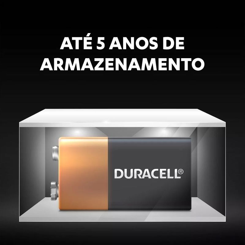 Bateria Alcalina 9V Com 1 Unidade (99695) - Duracell