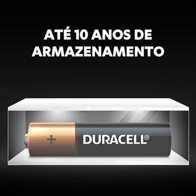 Pilha Alcalina Pequena AAA C/2 (96389) - Duracell