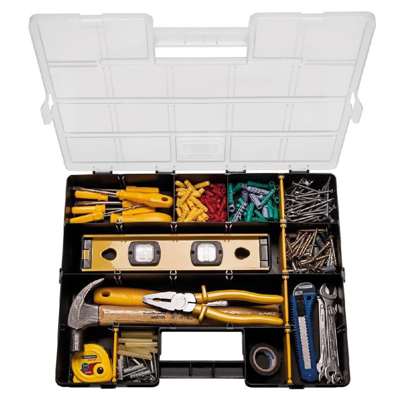 Maleta Plástica Organizadora 17'' Com Divisórias Móveis (43805/017) - Tramontina