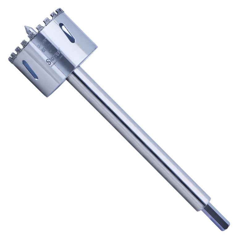 Serra Copo Diamantada de 60mm Com Haste de 150mm (DE060M) - Starrett
