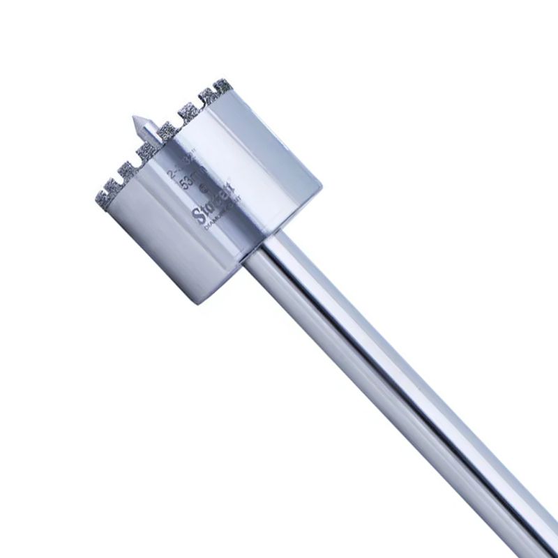 Serra Copo Diamantada de 53mm, Com Haste de 150mm (DE053M) - Starrett