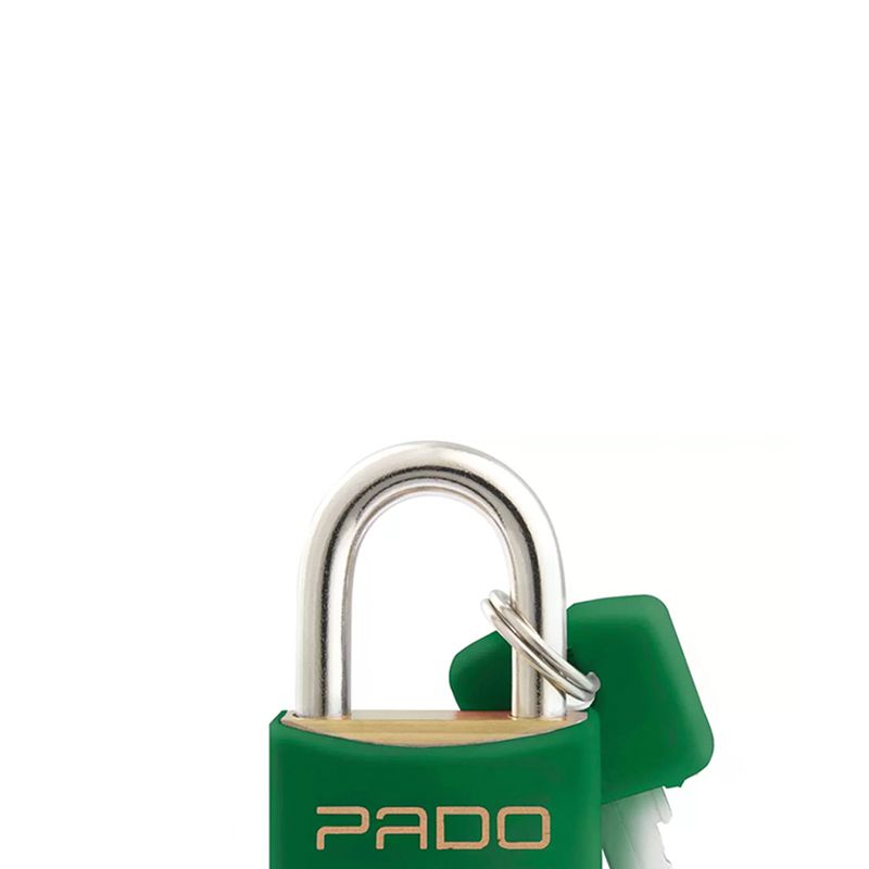Cadeado Cores Verde 30mm - LT-30 - PADO