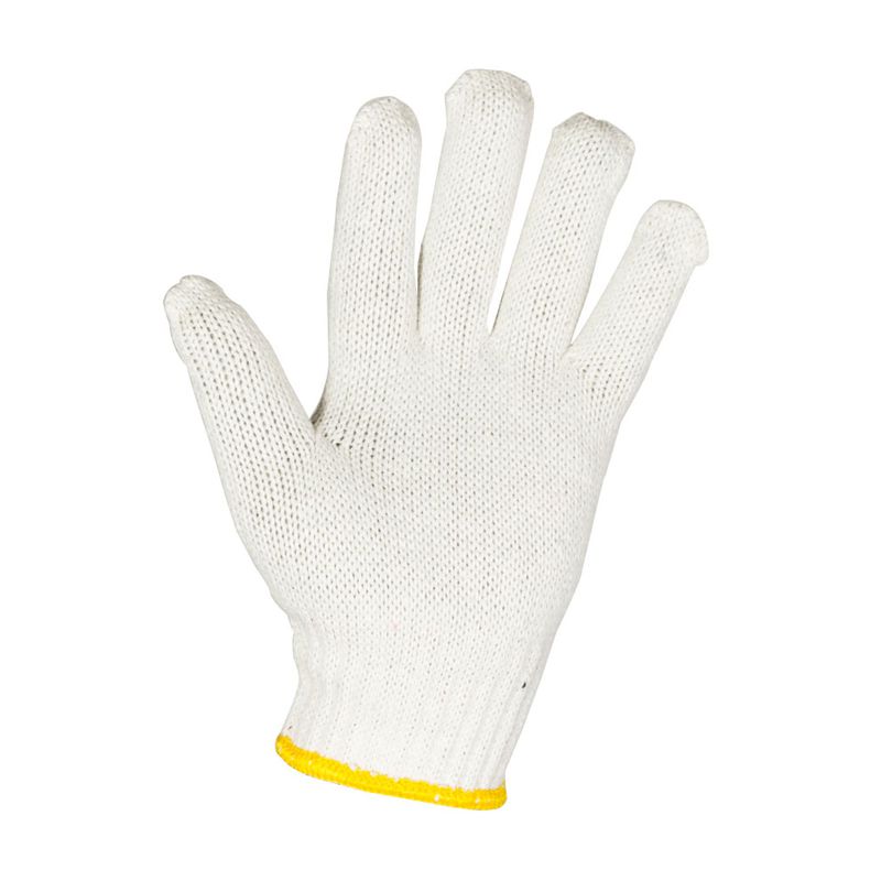 Luva Tricotada Algodão Sem Pigmento Tamanho único PPM 14 PROTEPLUS
