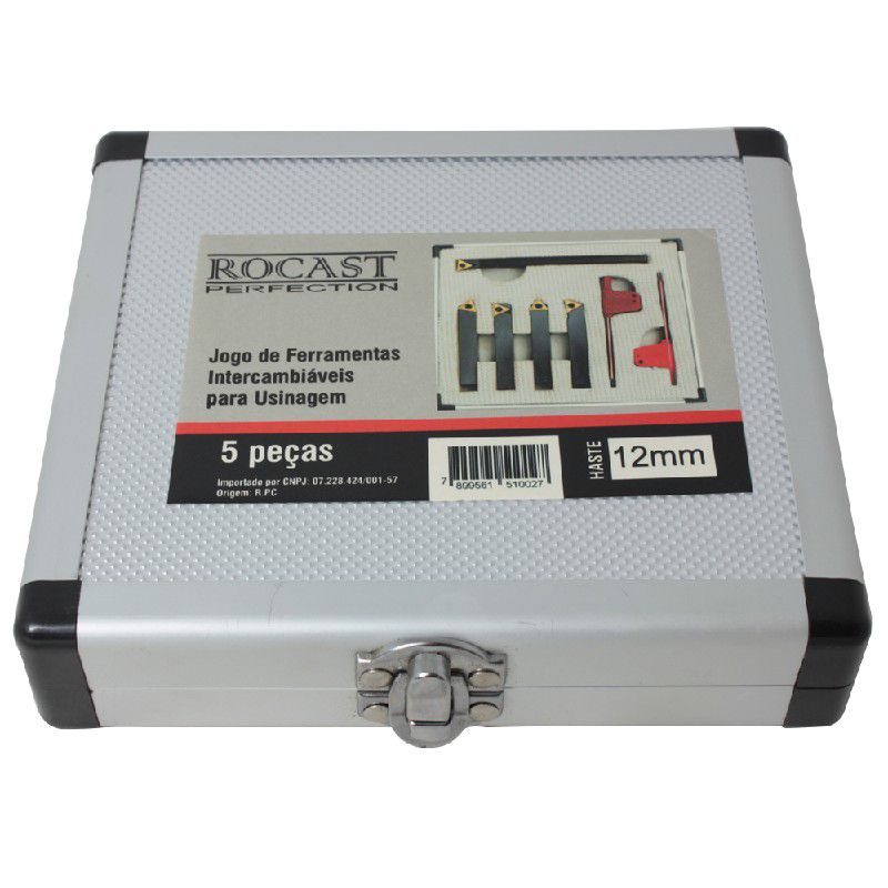 Jogo de Ferramentas Intercambiáveis 5 peças MD 12mm 304,0003 ROCAST