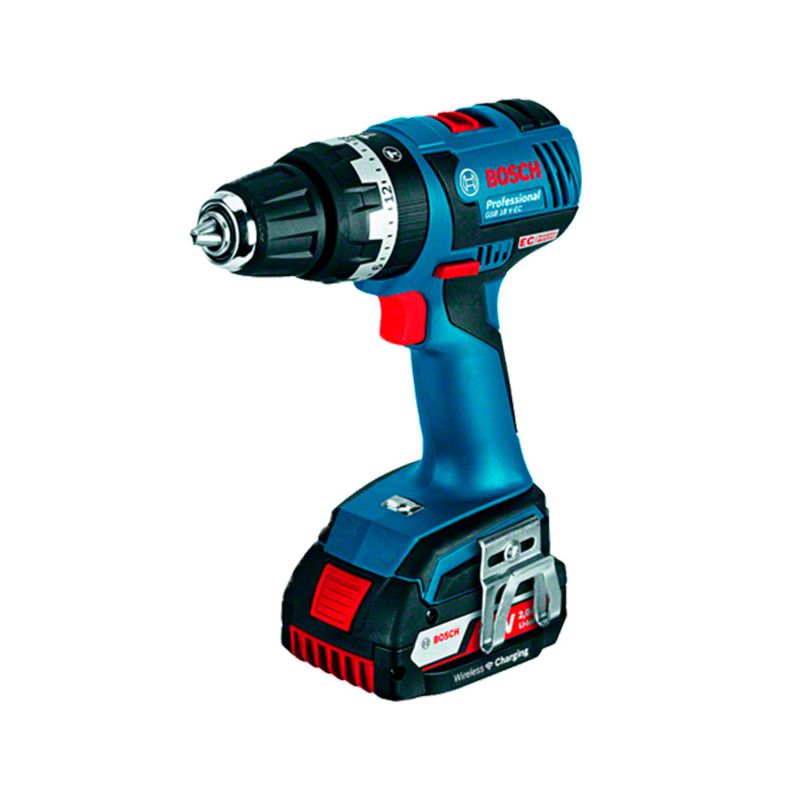 Furadeira de Impacto GSB 18V-EC 18V, 2 Baterias e maleta Bosch 