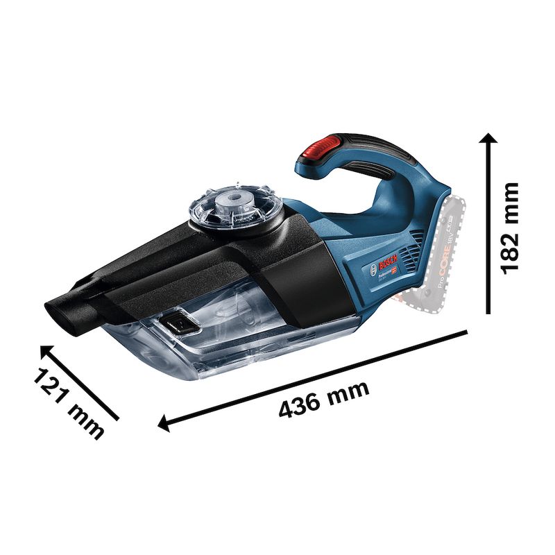 Aspirador de Pó c/ Reservatório 0,7L a Bateria 18V GAS 18V-1 - Bosch
