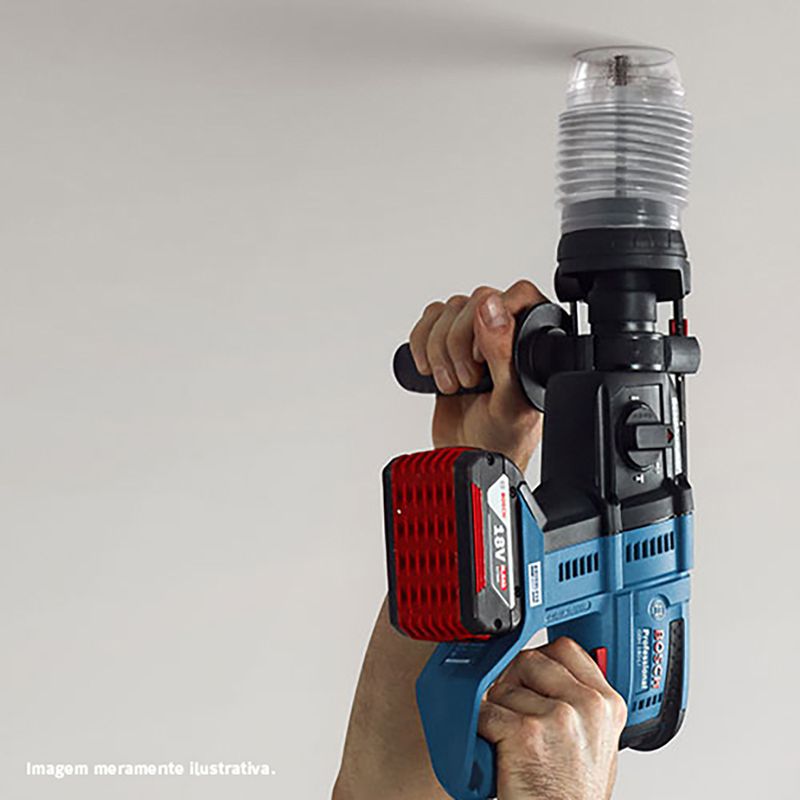 Martelete Perfurador a Bateria Bosch GBH 180-LI SDS-Plus,18V, 1,7J EPTA em Maleta