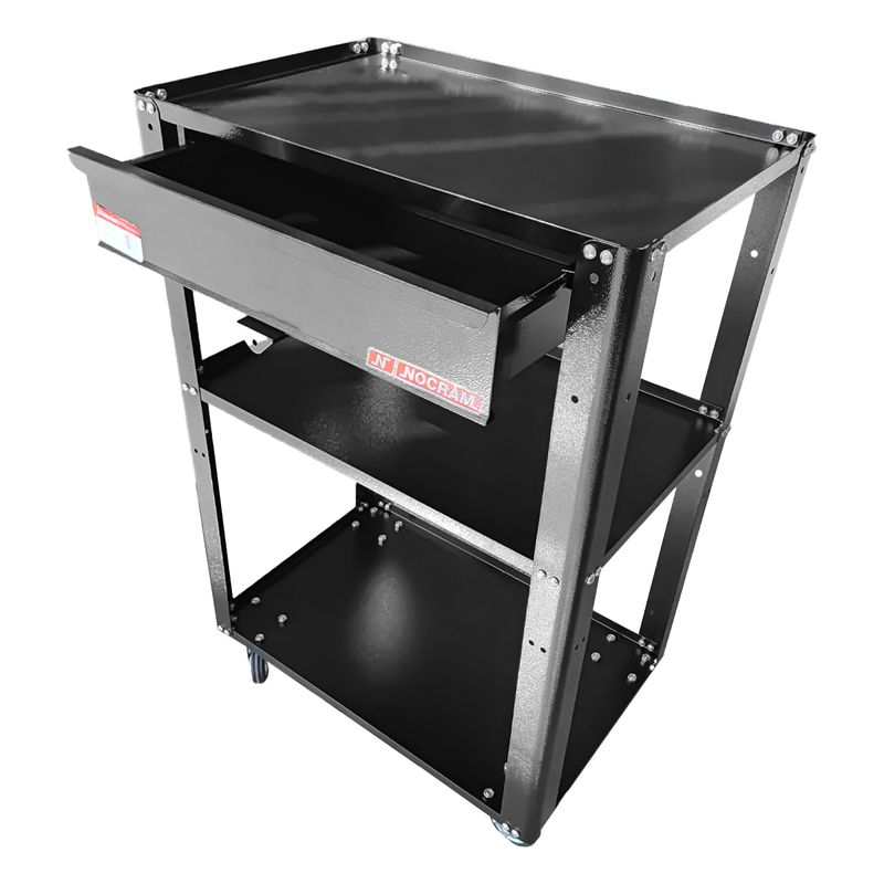 Carrinho Oficina Aberto Para Ferramentas Desmontável Com 1 Gaveta (NC-1) - Nocram