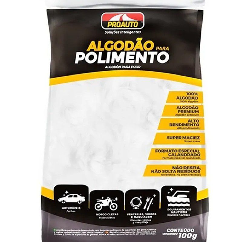 Algodão p/ Polimento - PROAUTO