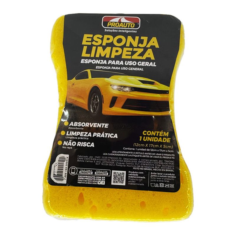 Esponja de Limpeza - Cores Sortidas (2518) - Proauto