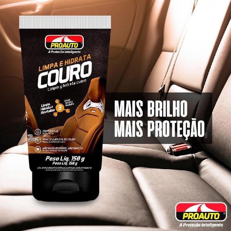 Limpa e Hidrata Couro 150g - Proauto