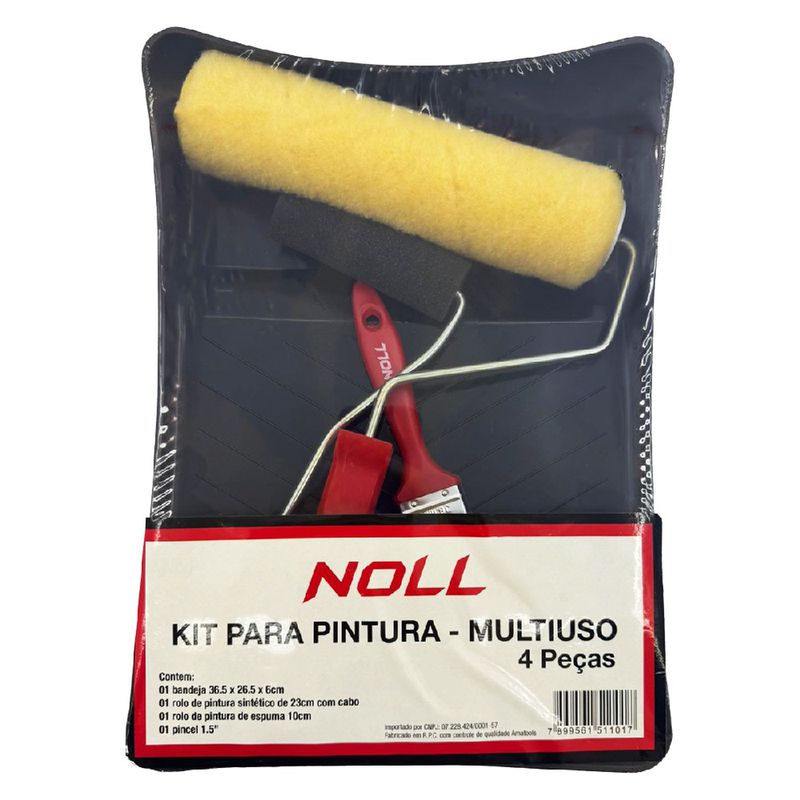 Kit de Pintura Multiuso Com 4 Peças (311,0001) - Noll