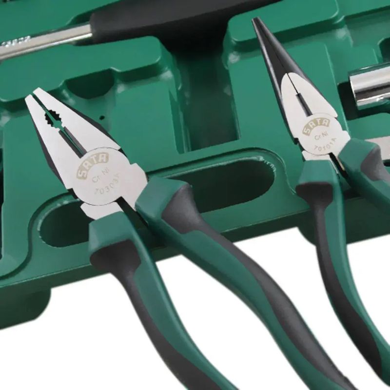 Jogo de Soquetes Sextavados e Ferramentas 26 peças - Sata