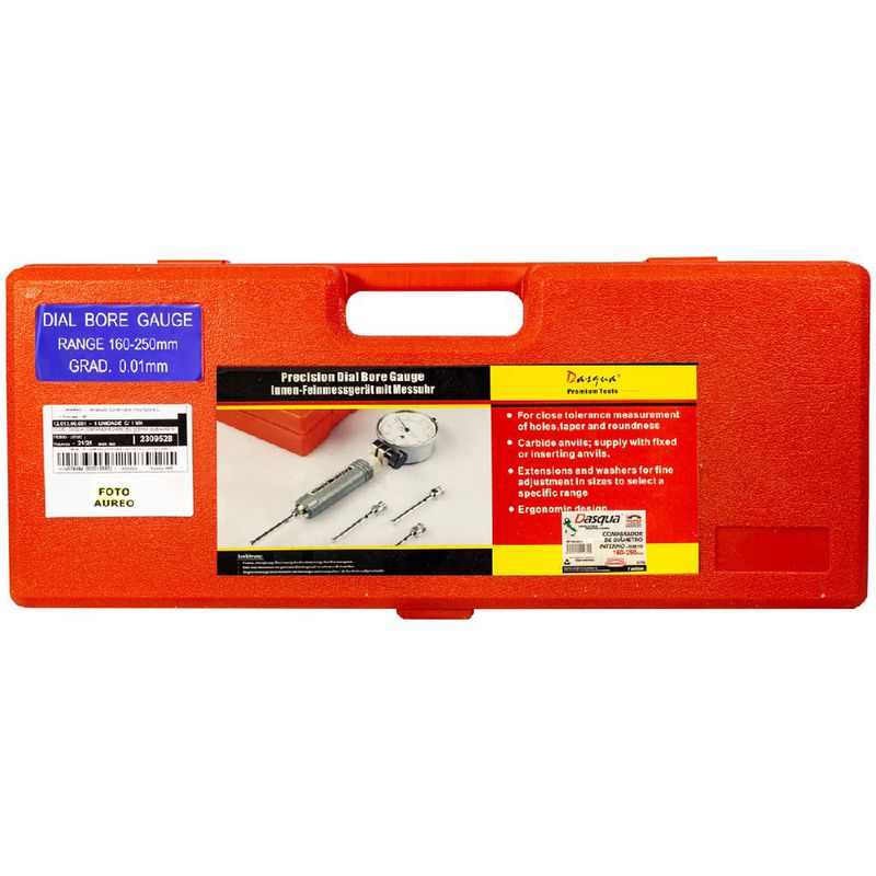 Comparador de Diâmetro Interno 160 á 250mm (420,0013) - Dasqua