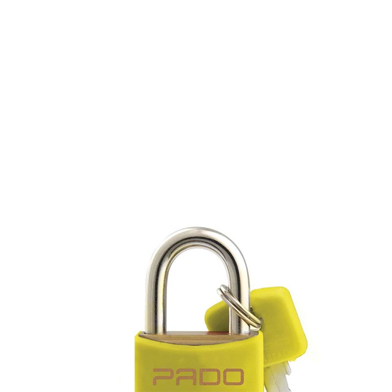 Cadeado Cores Amarelo 30mm - LT-30 - PADO