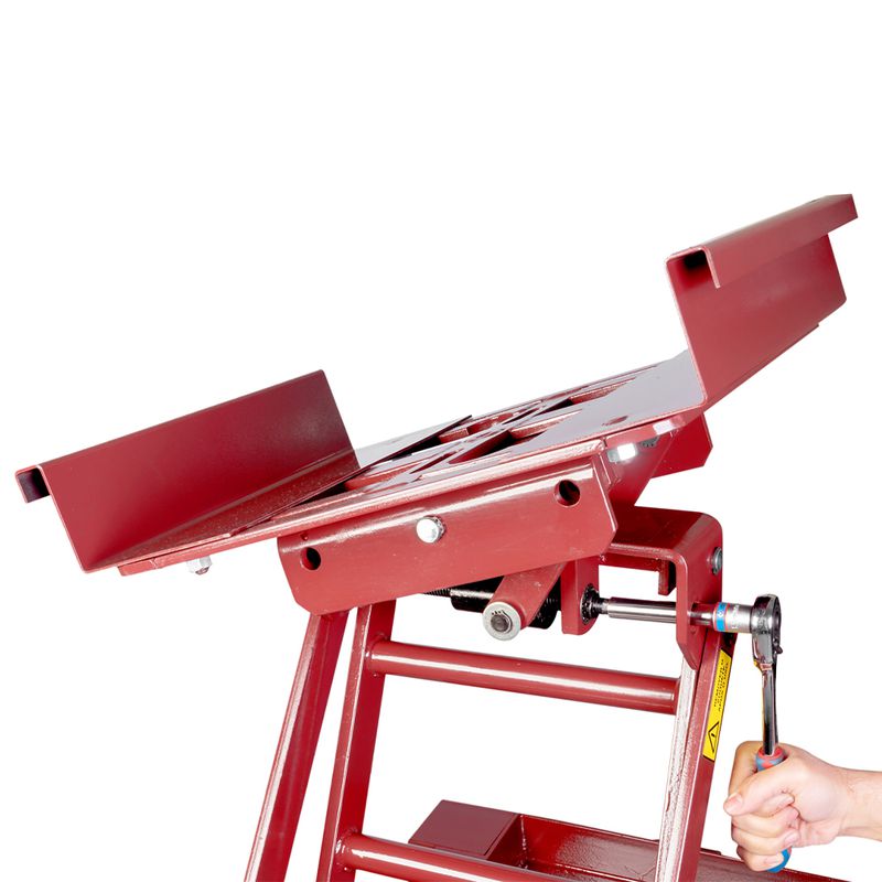 Macaco Hidráulico com Rodas em Poliamida Para Remover e Instalar Caixas de Transmissão (102700) - Raven