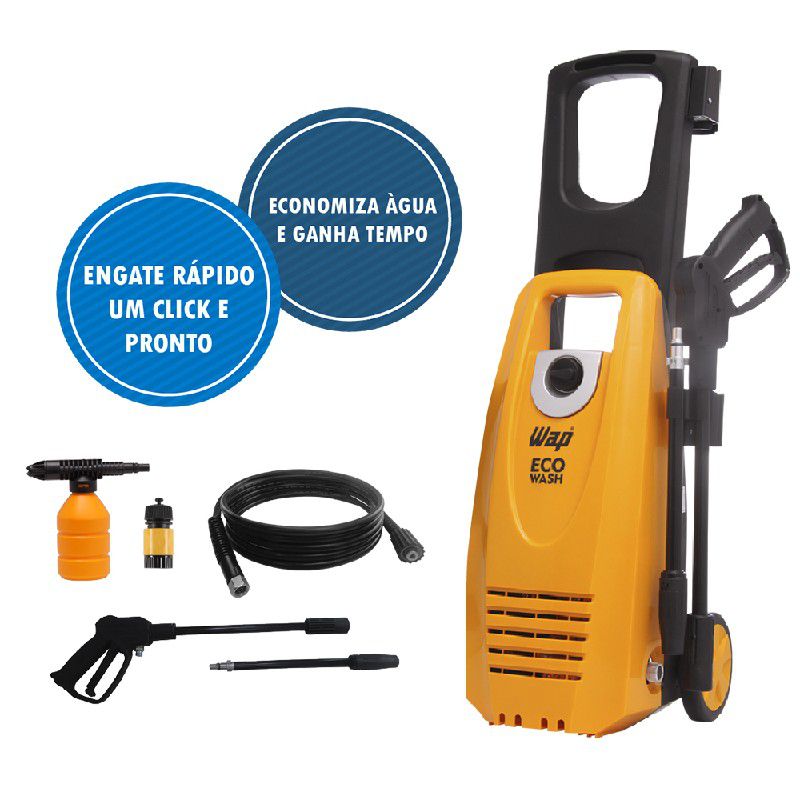 Lavadora de Alta Pressão Eco Wash 2350 até 1750 PSI e 1650W - WAP 220V