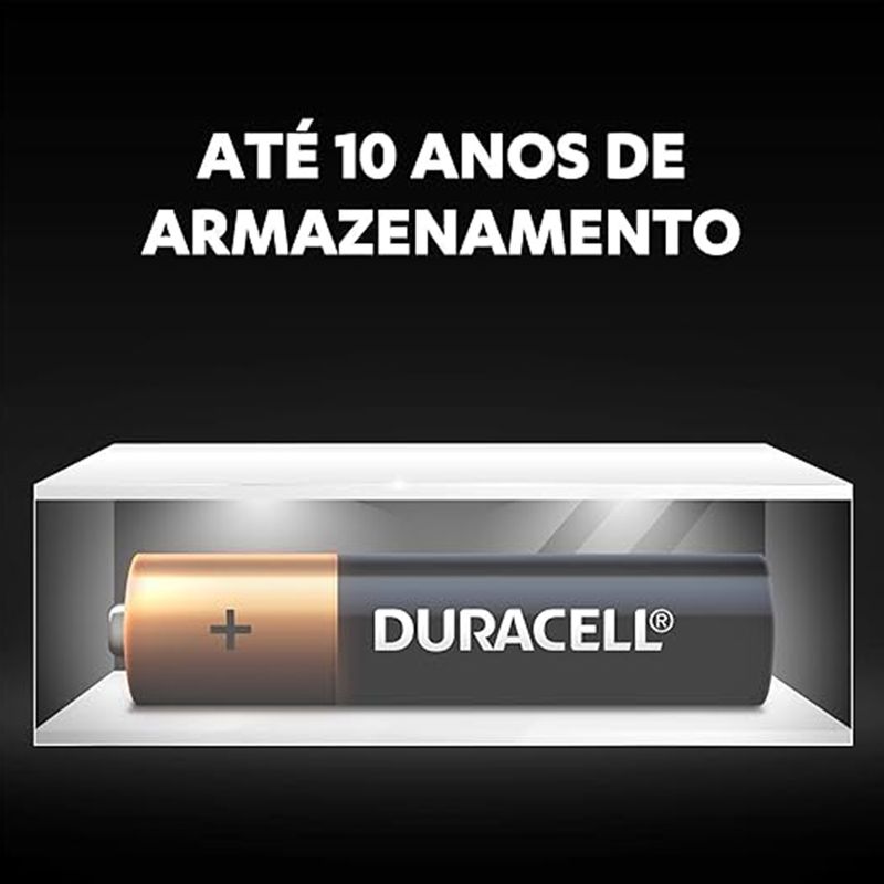 Pilha Alcalina Pequena AAA C/4 (96390) - Duracell