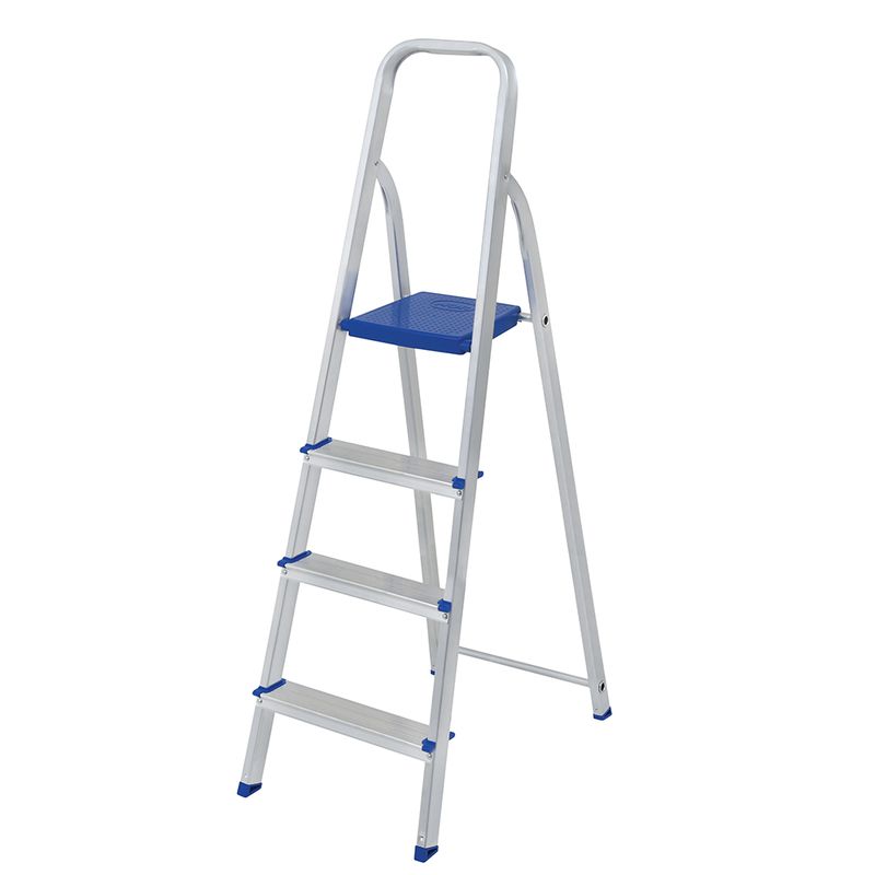 Escada Doméstica Alumínio 4 Degraus - MOR